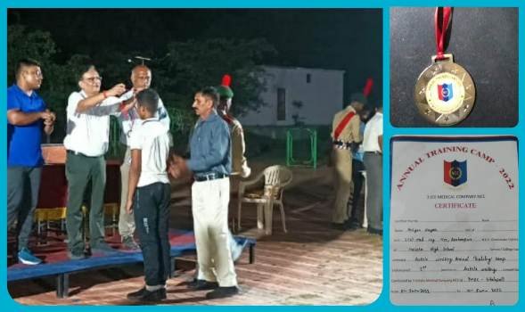 ଆରିୟାନ ନାୟକ ଆର୍ଟିକଲ ରାଇଟିଙ୍ଗରେ ପ୍ରଥମ ସ୍ଥାନ