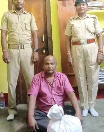 ମାଳଦା ଛକରୁ ୪ କେଜି ଗଞ୍ଜେଇ ଜବତ : ଚୋରା ବ୍ୟବସାୟୀ ଗିରଫ