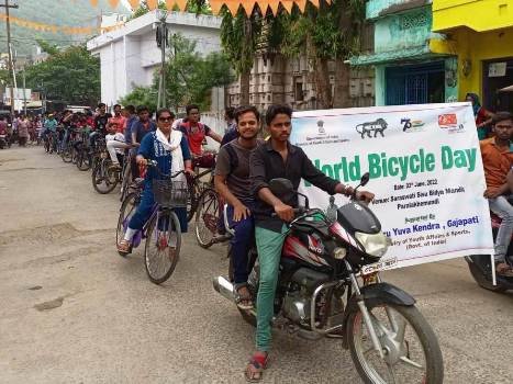 ବିଶ୍ୱ ସାଇକେଲ ଦିବସ ପାଳିତ