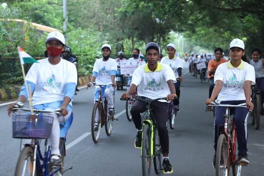 ବିଶ୍ୱ ବାଇସାଇକେଲ୍ ଦିବସରେ ବିଶାଳ ସାଇକେଲ୍ ଶୋଭାଯାତ୍ରା