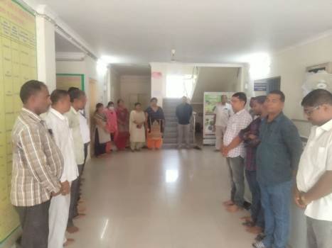 ତହସିଲ କର୍ମଚାରୀଙ୍କ ବିୟୋଗରେ ଶୋକ ପ୍ରାର୍ଥନା