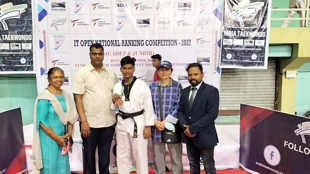 ଜାତୀୟ ଟାଇକୋଣ୍ଡୋ ଚାମ୍ପିୟାନସିପ୍ ରେ ବ୍ରୋଂଚ ପଦକ ହାସଲ କଲେ ସୁନ୍ଦରପୁର ର ପ୍ରିତମ 