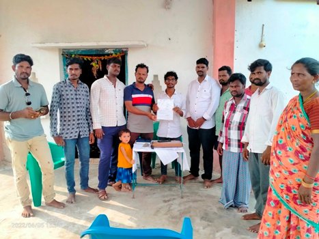 ଚନ୍ଦ୍ରଭାଗା ତେଲୁଗୁ ବସ୍ତିରେ ନୂତନ ସମବାୟ ସମିତି ଗଠନ ଓ କାର୍ଯ୍ୟକର୍ତା ଚୟନ 