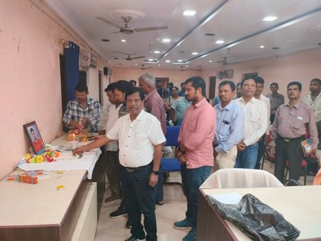 ଗ୍ରାମ ରୋଜଗାର ସେବକ ଙ୍କ ବିୟୋଗ ରେ ଶୋକ ସଭା ଅନୁଷ୍ଠିତ