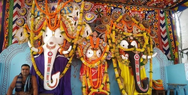 ତୁଳସୀ କ୍ଷେତ୍ରରେ ସ୍ନାନ ପୂର୍ଣ୍ଣିମା ନୀତି ସମ୍ପନ୍ନ : ଗଜାନନ ବେଶରେ ଦର୍ଶନ ଦେଲେ ଚତୁର୍ଦ୍ଧା ମୂର୍ତ୍ତି