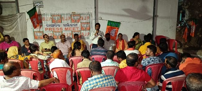 ବିପର୍ଯ୍ୟସ୍ତ ଆଇନ ଶୃଙ୍ଖଳା ପ୍ରତିବାଦରେ ସଦର ବିଜେପିର ବାଲେଶ୍ୱର ବନ୍ଦ ୧୬ରେ