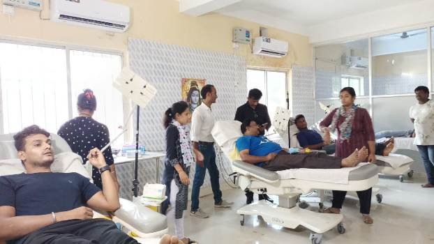 ସଂକଳ୍ପ ପରିବାର ପକ୍ଷରୁ ରକ୍ତଦାନ ଶିବିର