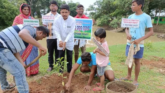 ରେଷପଣ୍ଡ ସବୁଜ ପ୍ରୟାସର ମେଗା ବୃକ୍ଷ ରୋପଣ କାର୍ଯ୍ୟକ୍ରମ : ସାମିଲ୍ ହେଲେ ଆବାଳ ବୃଦ୍ଧ ବନିତା
