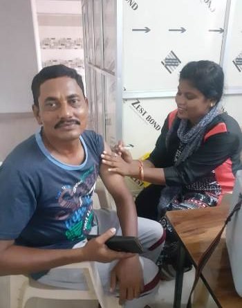 ଗଞ୍ଜାମ ସହରରେ ବୁଷ୍ଟର ଡୋଜ ଟିକାକରଣର