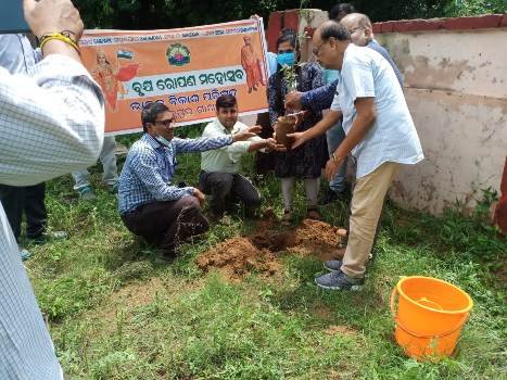 ନରେନ୍ଦ୍ର ସ୍ୱାସ୍ଥ୍ୟ ଓ ଆରୋଗ୍ୟ କେନ୍ଦ୍ର ପରିସରରେ ବୃକ୍ଷ ରୋପଣ 