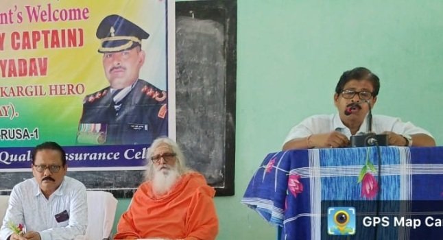 ସ୍ୱୟଂ ଶାସିତ ମହାବିଦ୍ୟାଳୟ ପକ୍ଷରୁ କାରଗିଲ ଯୋଦ୍ଧା ଯୋଗେନ୍ଦ୍ର ସିଂଙ୍କୁ ସମ୍ବର୍ଦ୍ଧନା