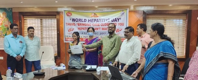 ବିଶ୍ୱ ହେପାଟାଇଟିସ ଦିବସ ପାଳିତ