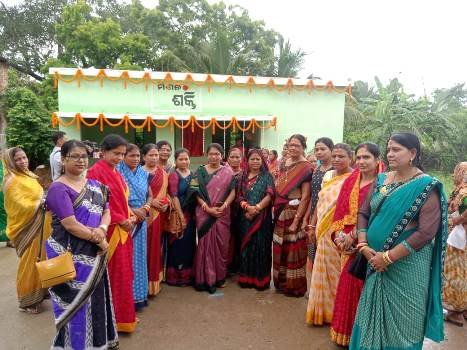 ୨୪ ନଂ ୱାର୍ଡ଼ରେ ମିଶନଶକ୍ତି ଗୃହ ଉଦଘାଟିତ