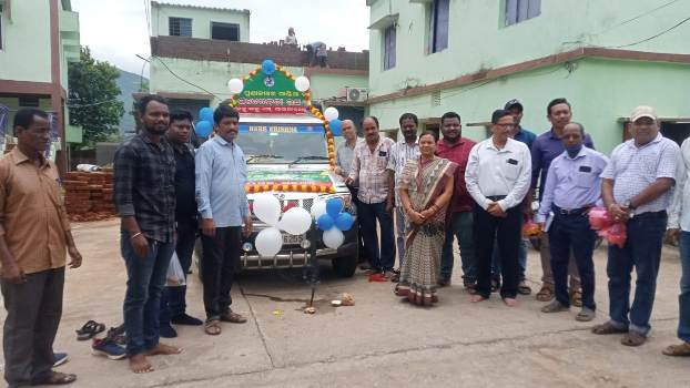 ରାୟଗଡ଼ ବ୍ଲକରେ ମାଣ୍ଡିଆ ଚାଷ ସଚେତନତା ରଥ