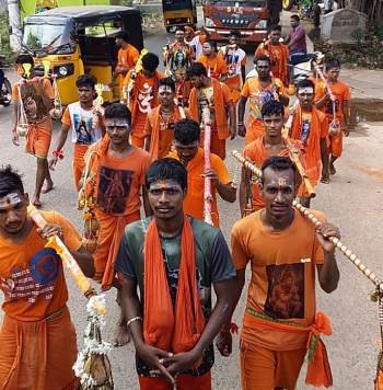 ଗଜପତିରେ ବୋଲବମ ଭକ୍ତଙ୍କ ଜଳାଭିଷେକ ଆରମ୍ଭ