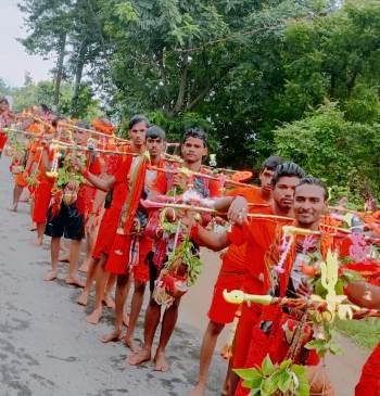 ଶ୍ରାବଣ ଦ୍ୱିତୀୟ ସୋମବାର : ଜଳଲାଗି କଲେ କାଉଡିଆ