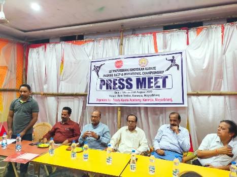 ଅଲ୍ ଓଡିଶା ପ୍ରଥମ ମୟୂରଭଞ୍ଜ ସଟୋକାନ କରାଟେ ପ୍ରତିଯୋଗିତା ଏବଂ ପ୍ରଶିକ୍ଷଣ ଶିବିର ଆସନ୍ତା କାଲି ଠାରୁ ଆରମ୍ଭ