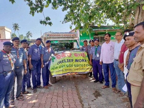 ସ୍କାଉଟସ୍ ଏବଂ ଗାଇଡସ୍ ତରଫରୁ ବନ୍ୟା ବିପନ୍ନଙ୍କୁ ରିଲିଫ ସହାୟତା