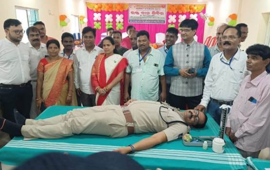 ଗଞ୍ଜାମରେ ରକ୍ତଦାନ ଶିବିରର ୮୫ ୟୁନିଟ ରକ୍ତ ସଂଗୃହୀତ