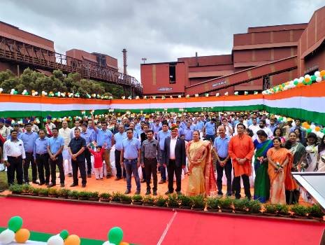 ଜିନ୍ଦଲ ଷ୍ଟିଲ ଆଣ୍ଡ ପାୱାରର ବଡ଼ବିଲ, ଟେନସା ଏବଂ କାସିଆ ୟୁନିଟରେ ୭୬ ତମ ସ୍ୱାଧୀନତା ଦିବସ ଆନନ୍ଦ ଉଲ୍ଲାସରେ ପାଳିତ