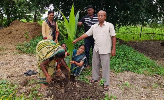 ରୁକୁଣୀ ଗାଁ ଠାରେ ବୃକ୍ଷ ରୋପଣ ଓ ଚାରା ବଣ୍ଟନ କାର୍ଯ୍ୟକ୍ରମ