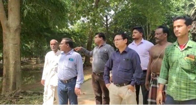 ଉପଜିଲ୍ଲାପାଳଙ୍କ ବନ୍ୟାଞ୍ଚଳ ପରିଦର୍ଶନ