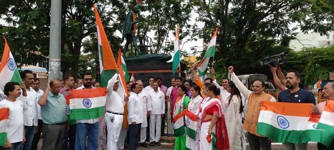 ବିଜେପିର ଅମୃତ ମହୋତ୍ସବ ଓ ୭୬ତମ ସ୍ୱାଧୀନତା ଦିବସ ପାଳନ