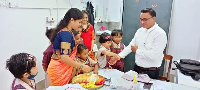 ଡିଏଭି ପିଟି.ଏସ୍ .ଆର୍ .ପବ୍ଲିକ୍ ସ୍କୁଲରେ ରକ୍ଷାବନ୍ଧନ ପାଳନ