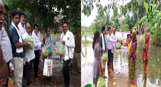 କେନ୍ଦ୍ରାପଡା ଜିଲ୍ଲା ଓଷ୍ଟା ପକ୍ଷରୁ ରିଲିଫ ବଣ୍ଟନ
