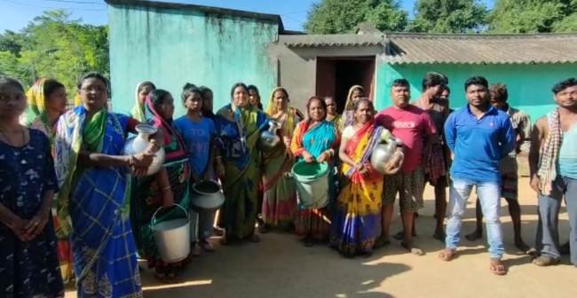 ବାଇଦାପୋଷୀ ଗ୍ରାମରେ ପିଇବା ପାଣି ପାଇଁ ଗ୍ରାମବାସୀ ହନ୍ତସନ୍ତ