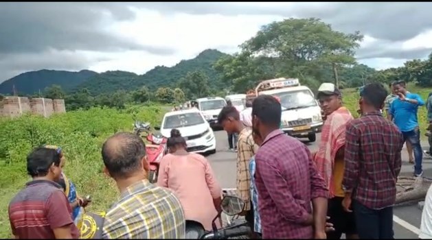 ଅଜଣା ଗାଡି ଧକ୍କାରେ ଜଣେ ଗୁରୁତର
