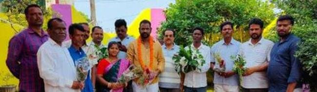 ମୟୂରଭଞ୍ଜ ୨ ବିଜେଡ଼ି ଉପସଭାପତିଙ୍କୁ ଜାମଦା ବିଜେଡ଼ି ପକ୍ଷରୁ ସ୍ବାଗତ ଓ ଶୁଭେଚ୍ଛା