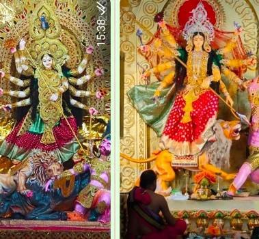 ପାରଳାଖେମୁଣ୍ଡି ରେ ବିଭିନ୍ନ ଦୁର୍ଗା ମଣ୍ଡପ ଓ ମନ୍ଦିରରେ ନବରାତ୍ର ପୂଜା ଧୁମ୍ ଧାମରେ ଆରମ୍ଭ