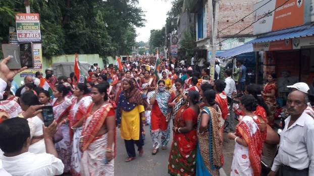 ଅହିଂସା ରଥକୁ ବାଲେଶ୍ୱରରେ ଭବ୍ୟ ସ୍ୱାଗତ