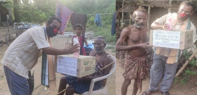 ଚିନ୍ମୟ ଫାଉଣ୍ଡେସନର କରୋନା ସଚେତନତା ଓ ରିଲିଫ ବଣ୍ଟନ