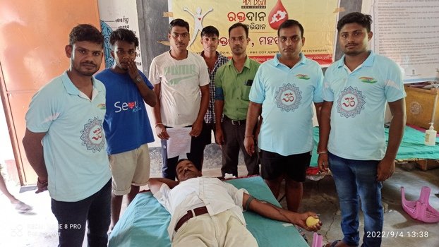 ମା ମରଚାଇ ଯୁବକ ସଂଘ ଓ ବିକେ ହାଇସ୍କୁଲ ଛାତ୍ରସଂଘପକ୍ଷରୁ ରକ୍ତଦାନ ଶିବିର