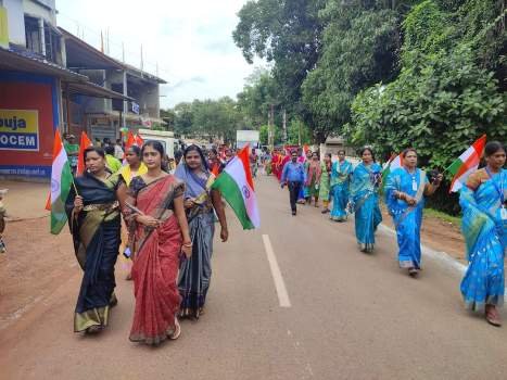ଅହିଂସା ରଥକୁ କରଞ୍ଜିଆ ଉପଖଣ୍ଡ ର ବିଭିନ୍ନ ସ୍ଥାନରେ ବିପୁଳ ଉତ୍ସାହର ସହିତ ସ୍ବାଗତ ସମ୍ବର୍ଦ୍ଧନା