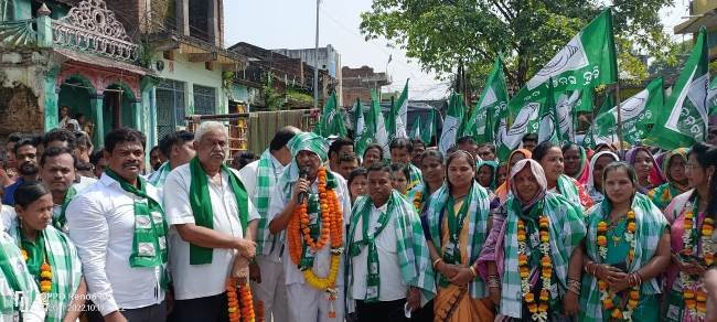 ୬୭ ନଂ ଜୋନରେ ବିଜେଡିର ଜନସର୍ମ୍ପକ ପଦଯାତ୍ରା