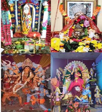 ଶାରଦୀୟ ଦୁର୍ଗାପୂଜାରେ ପୂଜାମଣ୍ଡପରେ ଭିଡ