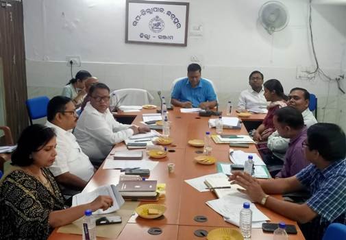 ଛତ୍ରପୁର ଉପଖଣ୍ଡସ୍ତରୀୟ ରାଜସ୍ୱ ସମୀକ୍ଷା ବୈଠକ