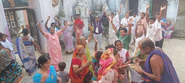 ପବିତ୍ର କାର୍ତ୍ତିକ ମାସରେ ଚାଲିଛି ନଗର କୀର୍ତ୍ତନ ଓ ହରିକଥା