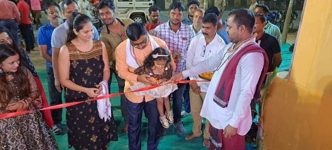 କେନ୍ଦ୍ରାପଡା ଲ’କଲେଜ ଛକରେ ସଦଭାବନା ୟୁଥ କ୍ଲବର ଗଜଲକ୍ଷ୍ମୀ ମଣ୍ଡପ ଉଦଘାଟିତ