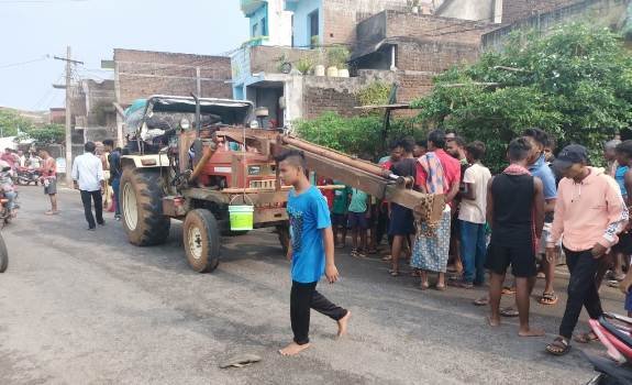 କମ୍ପ୍ରେସର ଟ୍ରାକ୍ଟର ଧକ୍କାରେ ସାଇକେଲ ଆରୋହୀ ମୃତ