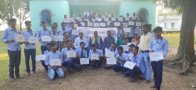 ସ୍ୱତନ୍ତ୍ର ସେବା ଶିବିର ଉଦଯାପିତ