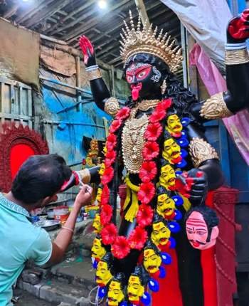 କାଳୀ ପୂଜା ପାଇଁ ପ୍ରସ୍ତୁତି ବୈଠକ