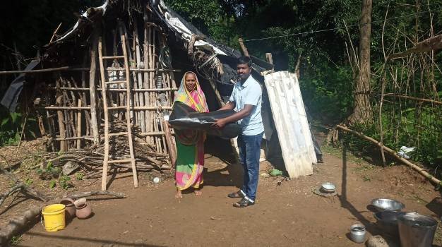 ଲଗାଣ ବର୍ଷାରେ ଭାଙ୍ଗିଲା ଦୁଇ ବିଧବାଙ୍କ ଘର