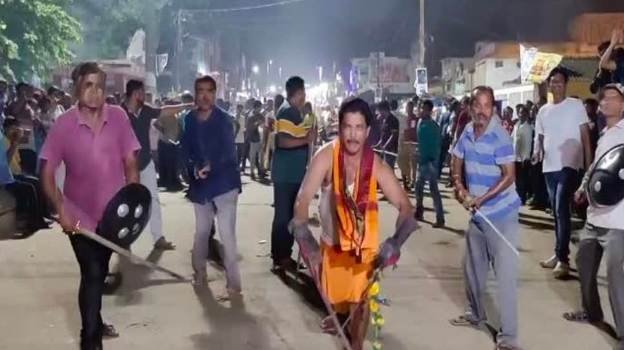 ପାଇକଆଖଡ଼ା ଗୁଡିକରେ ଅସ୍ତ୍ରଶସ୍ତ୍ରପୂଜନ,ପାରମ୍ପରି କରଣ କୌଶଳ ପ୍ରଦର୍ଶନ