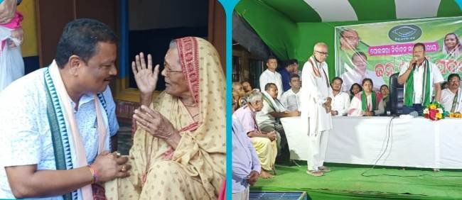 ପଦଯାତ୍ରାରେ ବରିଷ୍ଠଙ୍କୁ ସମ୍ମାନ