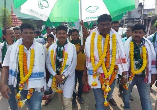 ବେଲଗୁଣ୍ଠା ବ୍ଳକ୍ ର ବିଭିନ୍ନ ପଂଚାୟତରେ ବିଜେଡ଼ିର ପଦଯାତ୍ରା