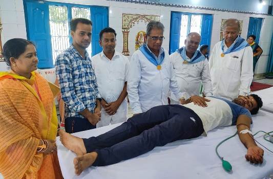 ସତ୍ୟସାଇ ସେବା ସମିତି ପକ୍ଷରୁ ରକ୍ତଦାନ ଶିବର